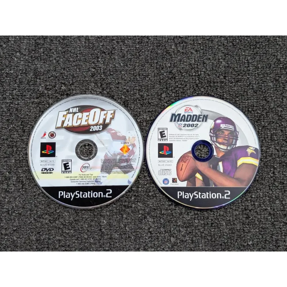 Lot of 10 Sony PlayStation 2 PS2 Games Loose Discs in Jewel Cases Tested